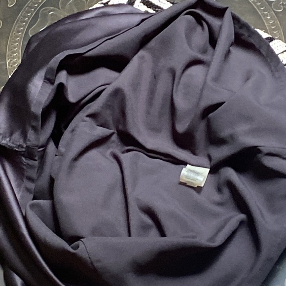 COPY - Vince Camuto Black Silver Chevron Dress Back Zipper Size 6 - Picture 6 of 8